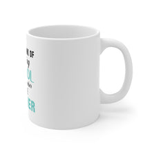 DistinctInk Glossy White Coffee / Tea Mug - Think of Skipping School Remember I'm Teacher
