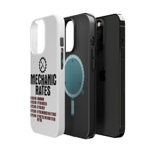 DistinctInk ToughCase for Apple iPhone, Compatible with MagSafe Charging - Mechanic Rates More If You Watch Help