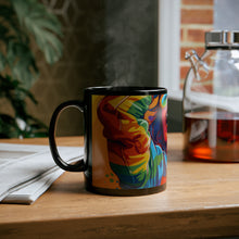 DistinctInk Black Coffee Mug - Addictive Adventure Story for LGBTQ+ Pride