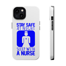 DistinctInk ToughCase for Apple iPhone, Compatible with MagSafe Charging - Stay Safe at Night Sleep With a Nurse
