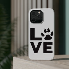 DistinctInk ToughCase for Apple iPhone, Compatible with MagSafe Charging - Love - Dog Paw