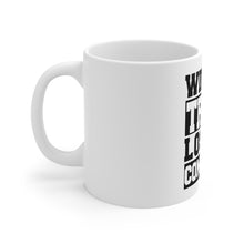 DistinctInk Glossy White Coffee / Tea Mug - Winners Train Losers Complain