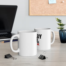 DistinctInk Glossy White Coffee / Tea Mug - Rugby The Few The Proud the Insane