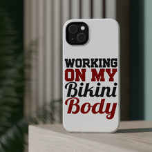 DistinctInk ToughCase for Apple iPhone, Compatible with MagSafe Charging - Working On My Bikini Body