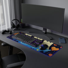 DistinctInk LED Gaming Mouse Pad with A Life Of Adventure Design for Halloween  LGBTQ+ Pride