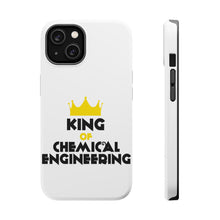 DistinctInk ToughCase for Apple iPhone, Compatible with MagSafe Charging - King of Chemical Engineering
