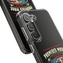 DistinctInk Hybrid (Acrylic/TPU) Clear Slim Fit Case for Apple iPhone | Trump: Promises Made, Promises Kept - Conservative