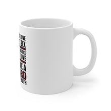 DistinctInk Glossy White Coffee / Tea Mug - I have a Beard to Get Love & Sex