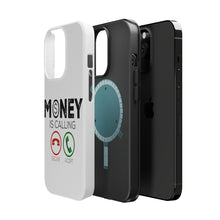 DistinctInk ToughCase for Apple iPhone, Compatible with MagSafe Charging - Money Is Calling Decline or Accept