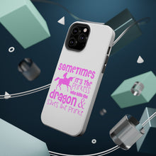 DistinctInk ToughCase for Apple iPhone, Compatible with MagSafe Charging - Sometimes It's the Princess Who Kills the Dragon