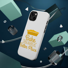 DistinctInk ToughCase for Apple iPhone, Compatible with MagSafe Charging - Bake the World a Better Place
