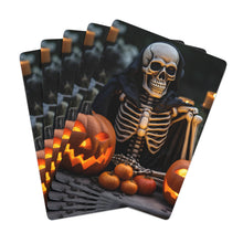 DistinctInk Playing / Poker Cards with Skellington's Spooky Soiree Design for Halloween