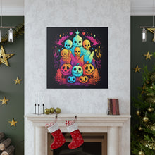 DistinctInk Canvas Wall Art with The Joy of Connecting for Halloween LGBTQ+ Pride