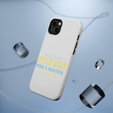DistinctInk ToughCase for Apple iPhone, Compatible with MagSafe Charging - Twinkle Little Star Brave & Beautiful You Are