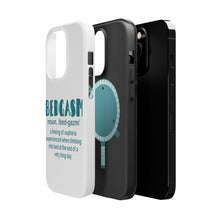DistinctInk ToughCase for Apple iPhone, Compatible with MagSafe Charging - Bedgasm Definition Climb in Bed Lon Day