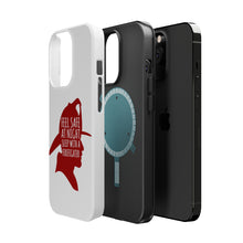 DistinctInk ToughCase for Apple iPhone, Compatible with MagSafe Charging - Feel Safe at Night Sleep with a Firefighter