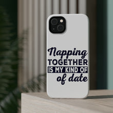DistinctInk ToughCase for Apple iPhone, Compatible with MagSafe Charging - Napping Together is My Kind of Date