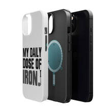 DistinctInk ToughCase for Apple iPhone, Compatible with MagSafe Charging - My Daily Dose of Iron Golf