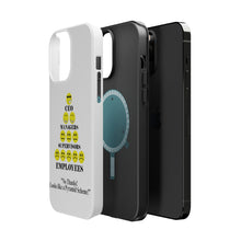 DistinctInk ToughCase for Apple iPhone, Compatible with MagSafe Charging - No Thanks Looks Like a Pyramid Scheme
