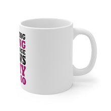 DistinctInk Glossy White Coffee / Tea Mug - Watching Baking Shows is My Cardio