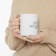 DistinctInk Glossy White Coffee / Tea Mug - Crypto Millionaire - Coming Soon