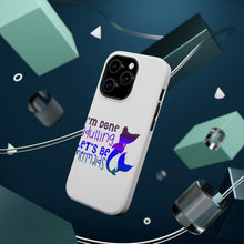 DistinctInk ToughCase for Apple iPhone, Compatible with MagSafe Charging - I'm Done Adulting Let's Be Mermaids