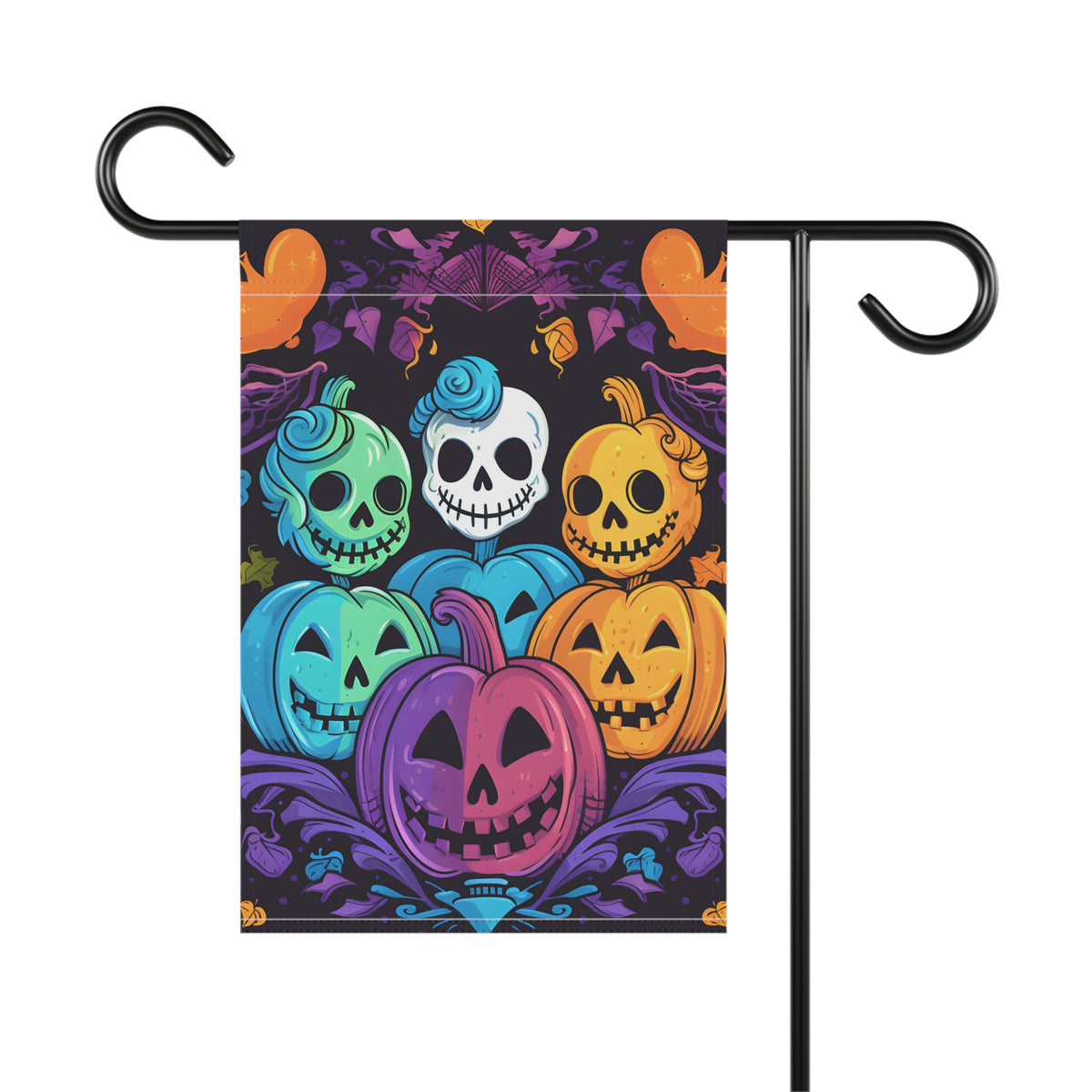 Garden & House Banner Flag with Creating Lasting Memories Design for Halloween LGBTQ+ Pride, view 3