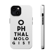 DistinctInk ToughCase for Apple iPhone, Compatible with MagSafe Charging - Ophthalmologist Eye Chart