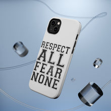 DistinctInk ToughCase for Apple iPhone, Compatible with MagSafe Charging - Respect All Fear None