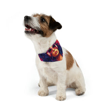 DistinctInk Adjustable Pet Banana Collar with Living a Full Life Design for LGBTQ+ Pride