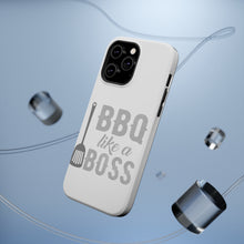 DistinctInk ToughCase for Apple iPhone, Compatible with MagSafe Charging - BBQ Like a Boss Barbecue