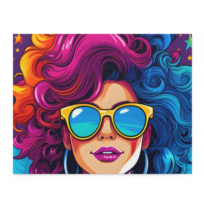 DistinctInk Jigsaw Puzzle with Life's Unforgettable Moments Design for LGBTQ+ Pride