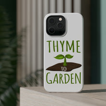 DistinctInk ToughCase for Apple iPhone, Compatible with MagSafe Charging - Thyme to Garden
