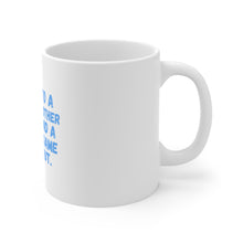 DistinctInk Glossy White Coffee / Tea Mug - I Went to a Fight And a Hockey Game Broke Out