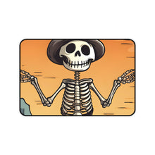 DistinctInk Desk Mat with Skelefun Halloween Design for Halloween