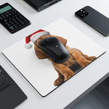 DistinctInk Mouse Pad - 1/4" Foam Rubber - Bloodhound Puppy