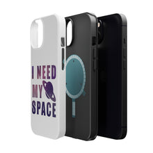 DistinctInk ToughCase for Apple iPhone, Compatible with MagSafe Charging - I Need My Space - Astronomy