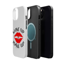 DistinctInk ToughCase for Apple iPhone, Compatible with MagSafe Charging - Wake Up and Make Up