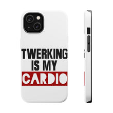 DistinctInk ToughCase for Apple iPhone, Compatible with MagSafe Charging - Twerking is My Cardio