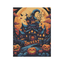 DistinctInk Garden & House Banner / Flag with Spooky Sweet Treats Design for Halloween