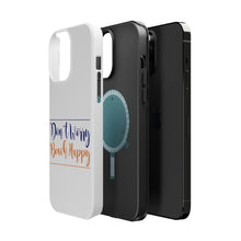DistinctInk ToughCase for Apple iPhone, Compatible with MagSafe Charging - Don't Worry, BEACH Happy
