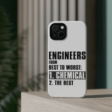 DistinctInk ToughCase for Apple iPhone, Compatible with MagSafe Charging - Chemical Engineers are the Best