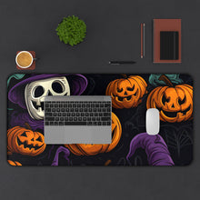 DistinctInk Desk Mat with "Halloween Haunts and Pumpkin Pals" Design for Halloween