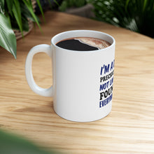 DistinctInk Glossy White Coffee / Tea Mug - I'm a Diamond Precious Rare Not Everywhere