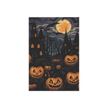 DistinctInk Garden & House Banner Flag with Spooky All Hallows' Eve Design for Halloween