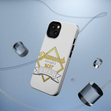 DistinctInk ToughCase for Apple iPhone, Compatible with MagSafe Charging - Diamonds Are a Girl's Best Friend