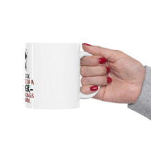 DistinctInk Glossy White Coffee / Tea Mug - Don't Pick Fight with Drummer