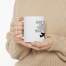 DistinctInk Glossy White Coffee / Tea Mug - Good Things Come to Those Who Book Flights