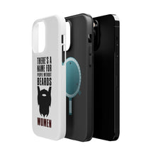 DistinctInk ToughCase for Apple iPhone, Compatible with MagSafe Charging - Name For People Without Beards: Women