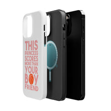 DistinctInk ToughCase for Apple iPhone, Compatible with MagSafe Charging - This Princes Scores More Than Your Boyfriend